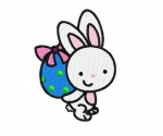 Hase mit Ei
